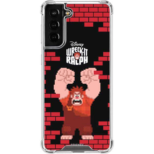 Disney Wreck-it Ralph Vintage Arcade Galaxy S21 FE Clear Case